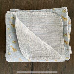 Kushies large receiving reversible blanket VGUC